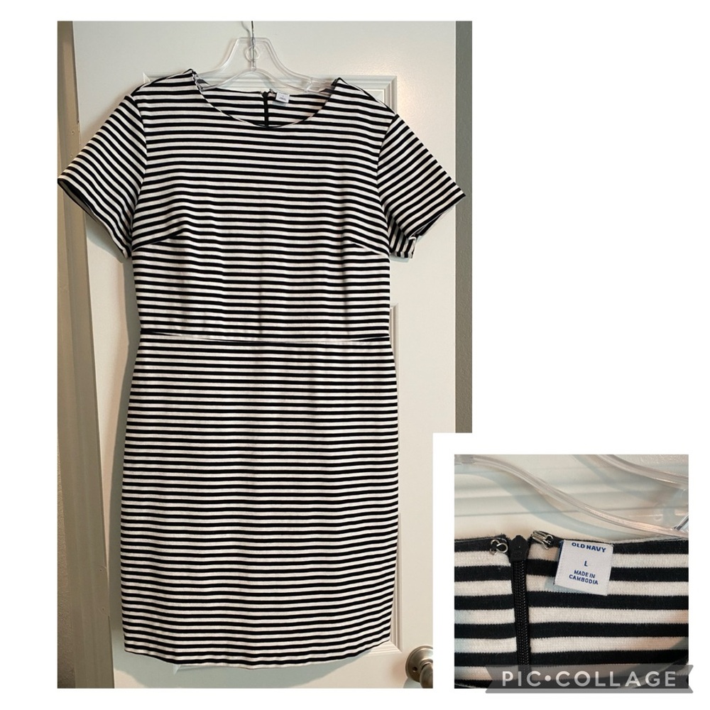 Old navy fitted dress size large